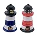 Beachcombers 03195 2-piece Lighthouse Salt & Pepper Shaker Set, 4 inches Multicolor