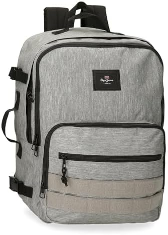 Mochila de cabine Aris Evergreen, cinzenta, 31x44x20 cm