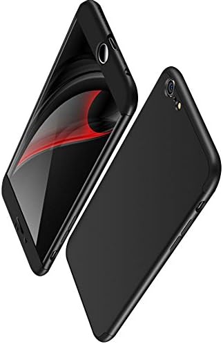 Xeber iPhone 6 6s Hybird Case 3 In 1 Hybrid Hard PC Ultra Light Anti Scratch Fingerprint Premium Matt Surface Excellent Grip For Apple iPhone 6 Plus/6S Plus (iPhone 6 Plus/6S Plus, Black)