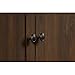 Sauder County Line Armoire with Rum Walnut Finish