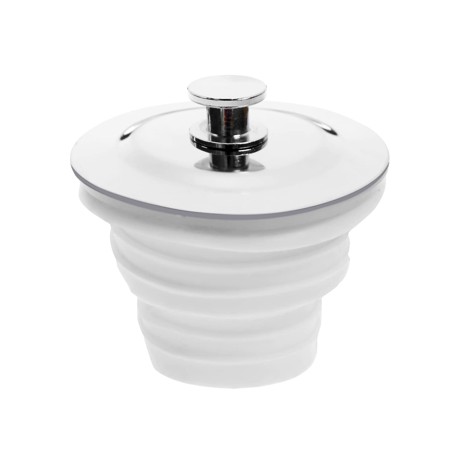 Be In Your Mind Bathtub Stopper with Seal Ring for 40-45mm Bathtub and Drain Holes Stainless Steel Bath Plug Bathroom Sink Drain Stopper Bathtub Accessories