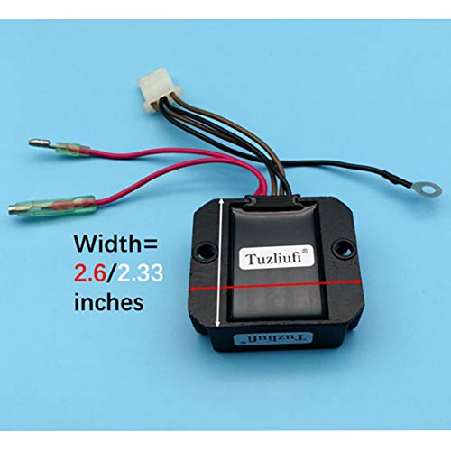 Tuzliufi Replace Voltage Regulator Rectifier Kawasaki Personal Watercraft PWC JS750 750 SX Sxi Pro 743cc JS800 SX-R 781cc 21066-3709 1992 1993 1994 1995 1996 1997 1998 1999 2000 2001-2011 New Z365 - Thumbnail 4