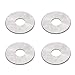 COMOK 4Pcs 40mm Dia 1mm Thickness 72 Teeth Circular High Speed Steel Plain Slitting Saw Cutter Cutting Tool(Size:40mm x 1mm x 13mm)