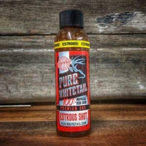 Pure Whitetail Power Shot Estrous Doe Scent- Time Releasing Scent Beads Infused with Fresh 100% Pure Estrous Urine from One Individual Doe in Heat for Mock Scrapes