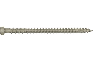Simpson Strong Tie DCU234GRR350 Deck-Drive Dcu Composite Screw #10 by 2-3/4", Quik Guard Gray (350-Per Pack), Steel, TR-Lobe 