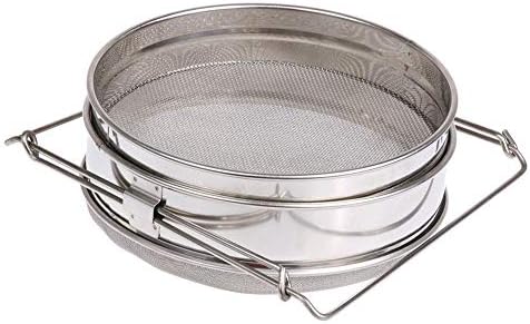 Angelsun Stainless Steel Honey Filters Strainer Network Stainless Steel Screen Mesh Filter Beekeeping Tools Honey Tools 24.5