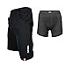 Urban Cycling Apparel Flex MTB Trail Shorts - Flex Soft Shell Mountain Bike Shorts with Seamless Under Panel