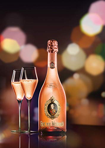 Fürst von Metternich Rosé Sekt Trocken (3 x 0,75 l) Exklusive Rosé-Cuvée aus hellgekeltertern Spätburgunder-Grundweinen… – Bild 7