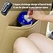 YIOVVOM Car Trash Can Bin with Lid, Mini Garbage Cans for Back seat Leakproof Vehicle Automotive Cup Holder Car trashcan, Small Trash Bin for Automotive Office Home Kitchen (GREY001)
