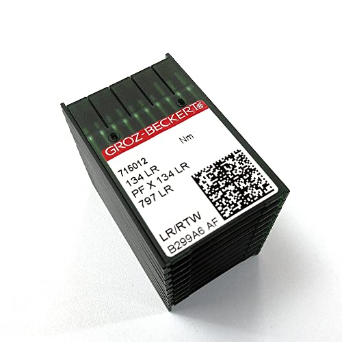 100 Groz-Beckert 134LR,PFX134LR, 797LR Leather Point Sewing Machine Needles (140/22)