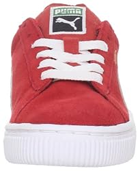 PUMA Suede Classic Sneaker, High Risk Red/White, 7