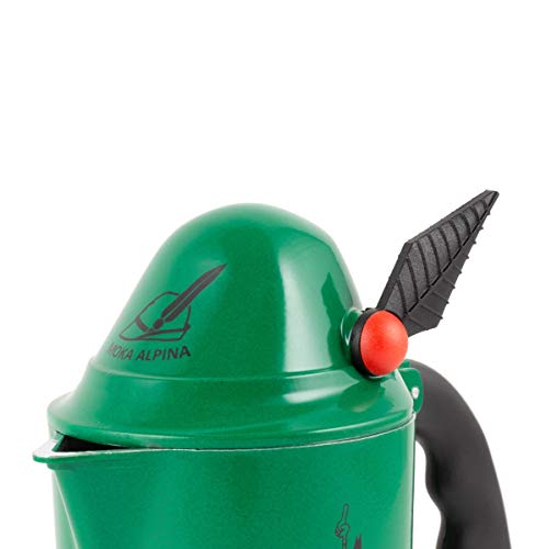 Bialetti - Express Alpina: Ikonische Espressomaschine für die Herdplatte, Moka-Kanne für 3 Tassen (130 ml), Aluminium… – Bild 5