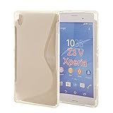Xperia Z3v Case,COOLKE [Clear] Soft Silicone Case TPU Gel Flexible Protecting Cover for Sony Xperia Z3v