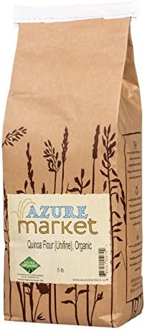 Azure Market Organics White Quinoa Unifine Flour, Non-GMO, Guten-Free, 5 lb