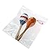 TinkSky Egg Shaker Kids Wooden Maracas Rattle Shakers Musical Educational Toys-2 Pcs (Random Color Pattern)