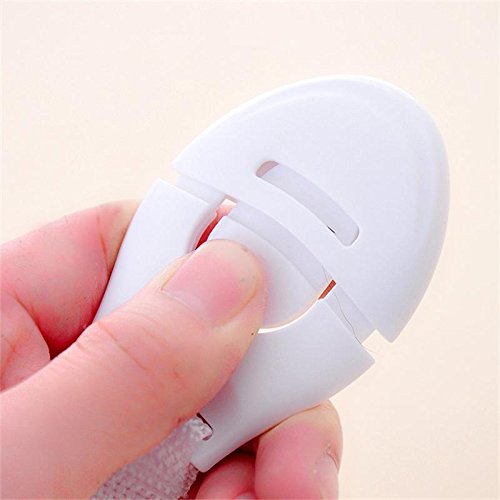 Compia 10Pcs Baby Adhesive Safety Lock For Cabinet Door Drawers Refrigerator