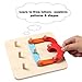 Lewo Wooden Letter Number Sorter Puzzle Preschool Activities Educational Toys for Kids