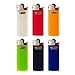 Country 6 Mini BIC Lighters Assorted Colors, Count