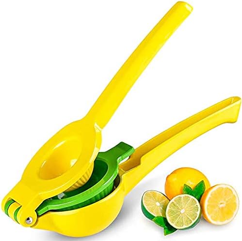 INZENYN Lime Squeezer -Citrus Hand Press Juicers Squeeze for Lemon – Dishwasher Safe – Premium Quality Kitchen Tool, Yellow and Green