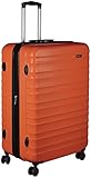 AmazonBasics Hardside Spinner Travel Luggage Suitcase - 30 Inch, Orange