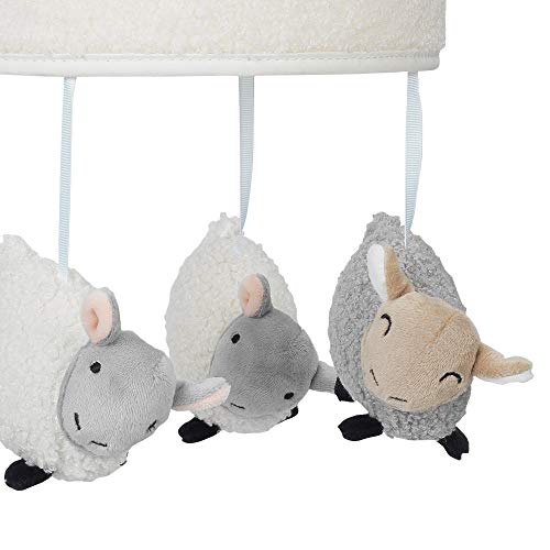 Lambs & Ivy Sleepy Sheep Musical Baby Crib Mobile Cream/Gray Pricepulse