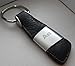 aikeec Metal Leather Car Ring Keychain Keyfob for Audi A3 A4 A5 A6 A7 Q3 Q5 Q7 TT