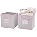 Delta Children 2 Count Nursery Organizer Bin Set, Infinity Pink