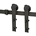 Homedex 6 FT Sliding Barn Door Hardware Kit - Heavy Duty Sturdy- Smoothly and Quietly - Easy to install - Fit 36