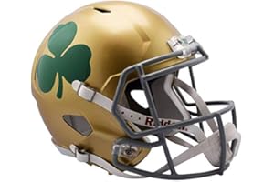 RIDDELL-AWARD DECALS Notre Dame Fighting Irish Shamorock Officially Licensed Speed Full Size Replica Football Helmet