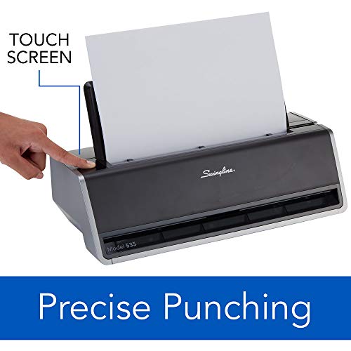 Swingline Electric 3 Hole Punch, Commercial Hole Puncher, 28 Sheet Punch Capacity, Jam Resistant