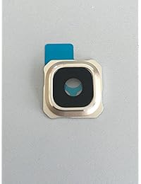 ThePerfectPart OEM - Anillo de repuesto para Samsung Galaxy S6 Edge Plus G928 (todos los portadores), soporte de bisel para cámara trasera + lente de cristal con adhesivo de reparación (oro)