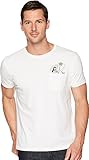 Lucky Brand Men's Cocktail Girl Pocket Graphic TEE, Bright White, XL