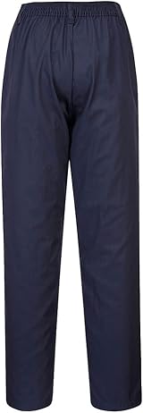Portwest LW97 Women’s Elasticated Tailored Fit Work Trousers Navy M view 2
