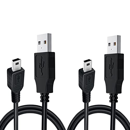 YEHUIM PS3 Charger Cable-2 Pack, 10FT PS3 Controller USB Charging