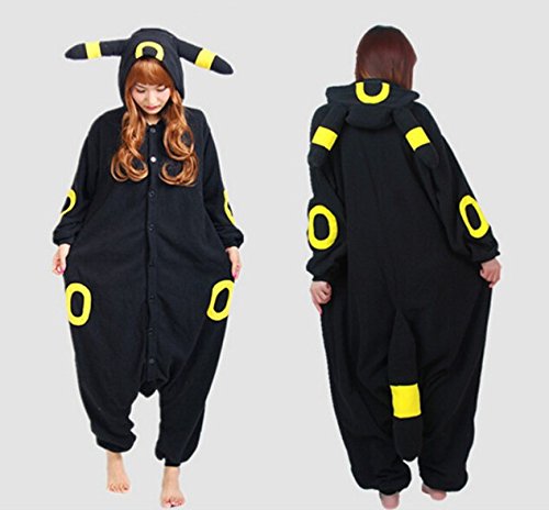 WOTOGOLD Animal Cosplay Costume Costume Unisex Adult Pajamas Black