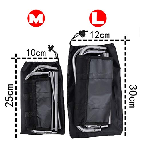 FTW Camping Stuhl Angeln Klappstuhl Leichter klappbarer Picknickstuhl Aluminium-Gartenmöbel Tragbarer Angelsitz (Color… – Bild 7