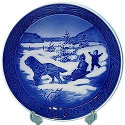 Amazon Royal Copenhagen ロイヤル コペンハーゲン 1986年 イヤープレート 冬休み 並行輸入品 食器 グラス カトラリー オンライン通販