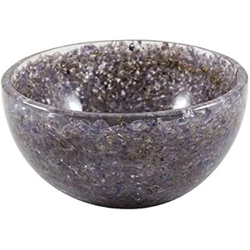 Harmonize Iolite Decorative Bowls for Home Décor Handmade Reiki Crystal Gemstone Bowl