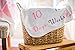 Baby Monthly Milestone Blanket - for Girl (Large 60