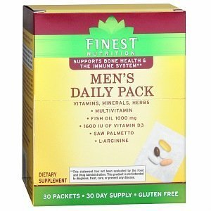 Finest Nutrition Multi Vitamin Men Pouch Combo Pk, 30 ea by Finest Nutrition