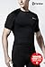 CLSL TM-R36-BB_X-Large Tesla Men's Thermal Coldgear Compression Baselayer Short Sleeve T Shirts R36