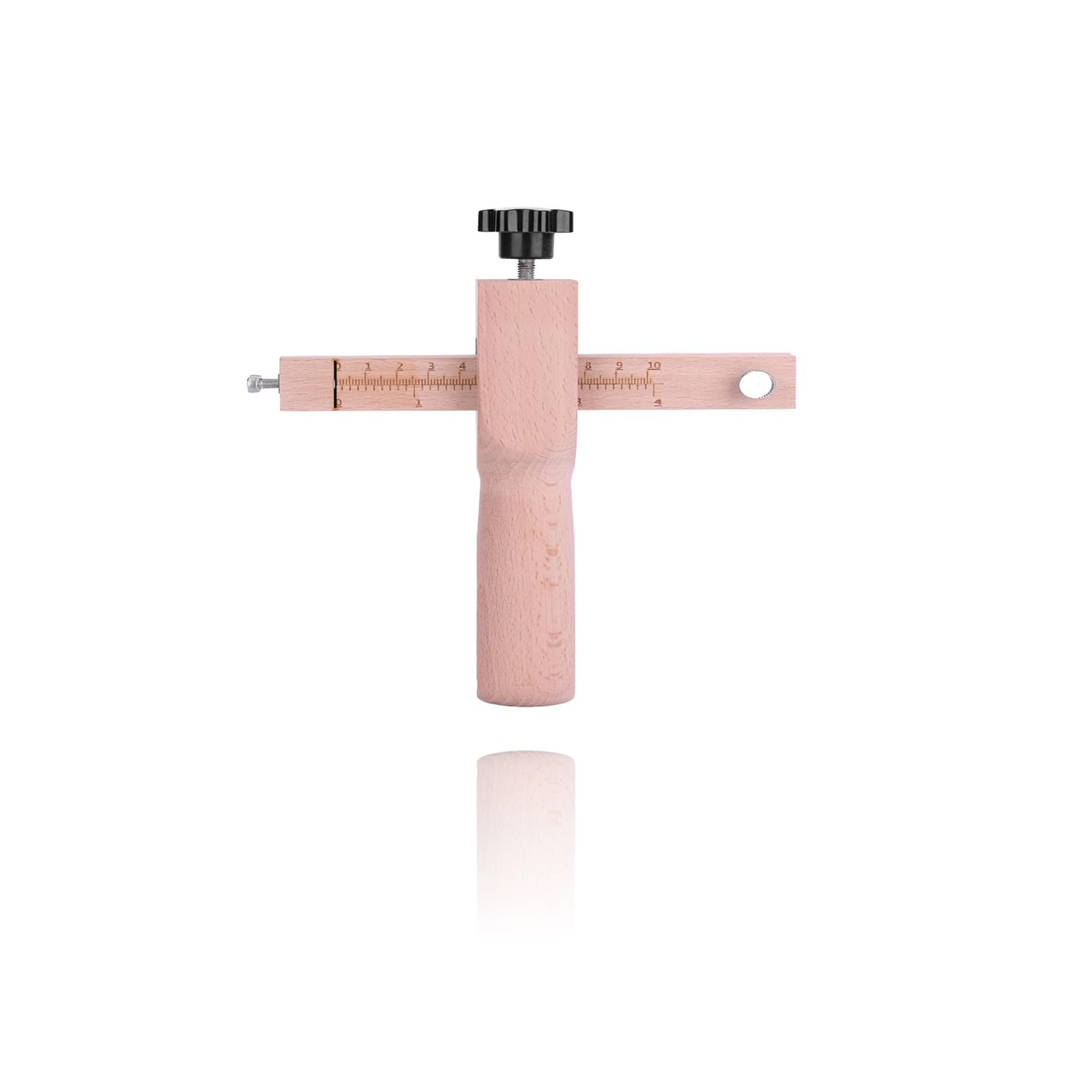 Wooden Leather Strap Cutter, Leather Cutting Tool Leather Lace Cutting Tool Leather Strip Cutter Hand Cutting DIY Craft Tool Leather Tools with 5 Blades