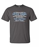 You Know The Little Thing Cool Graphic Sarcastic Sarcasm Novelty Funny T Shirt L Charcoal