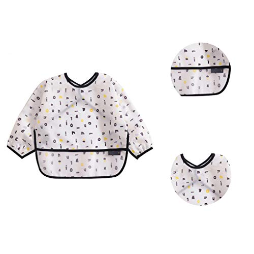 Wuderland Baby slabbetjes Jongens Meisjes Infant Tops kleding waterdicht lange Waterdicht Ontwerp Cartoon met lange… - Image 7