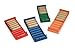 MMF Industries Porta-Count Rolled Coin Storage 4 Tray Set, Color-Coded Thermoplastic, Assorted Colors (212080000)