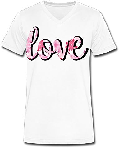 Watercolour Love V-neck Uomo's Sport Apparel Men's Fashion