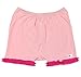 Hide-ees Bloomers Girls Under Dress Shorts WITH Ruffle (4-6X, Pink-ees Poodles)
