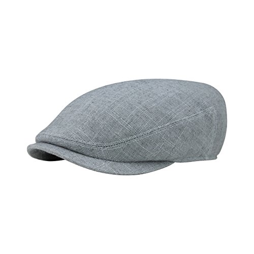 MG Unisex Linen Ivy Cap-2145-SLATE-GRY-SM