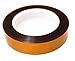 Bertech Double Sided Polyimide Tape, 1 Mil Thick, 1 Inch Wide x 36 Yards Long, Silicone Adhesive on Both Sides, 3 Inch Core, RoHS and REACH Compliant