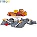 Pashosh 9 Pcs Silicone Baking Molds Set For Cupcakes Muffin Pan Candy Jelly, Chocolate, Frozen yogurt. Non-Stick Microwave Safe, Clean By Dishwasher. Baking Has Never Been Easier And Enjoyable